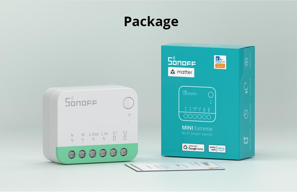 Sonoff Mini Extreme Wifi Smart Switch Matter